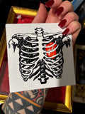 Caged Heart Sticker
