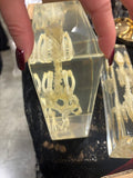 Large Bird Skeleton Lucite