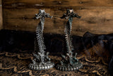 Helix Ossuary Candlestick Holder Set