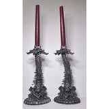 Helix Ossuary Candlestick Holder Set
