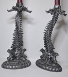 Helix Ossuary Candlestick Holder Set