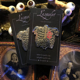 Caged Heart Enamel Pin