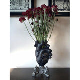Black Anatomical Heart Vase