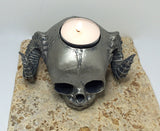 Satyr Fetal Skull Tealight Holder