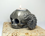 Satyr Fetal Skull Tealight Holder