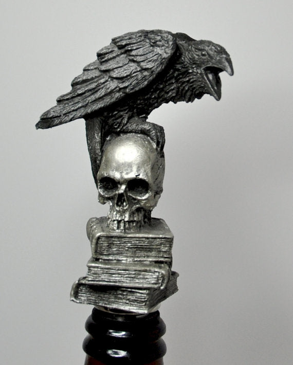 Raven Bottle Stopper